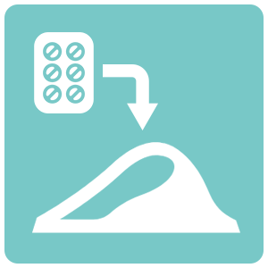 粉末になった薬